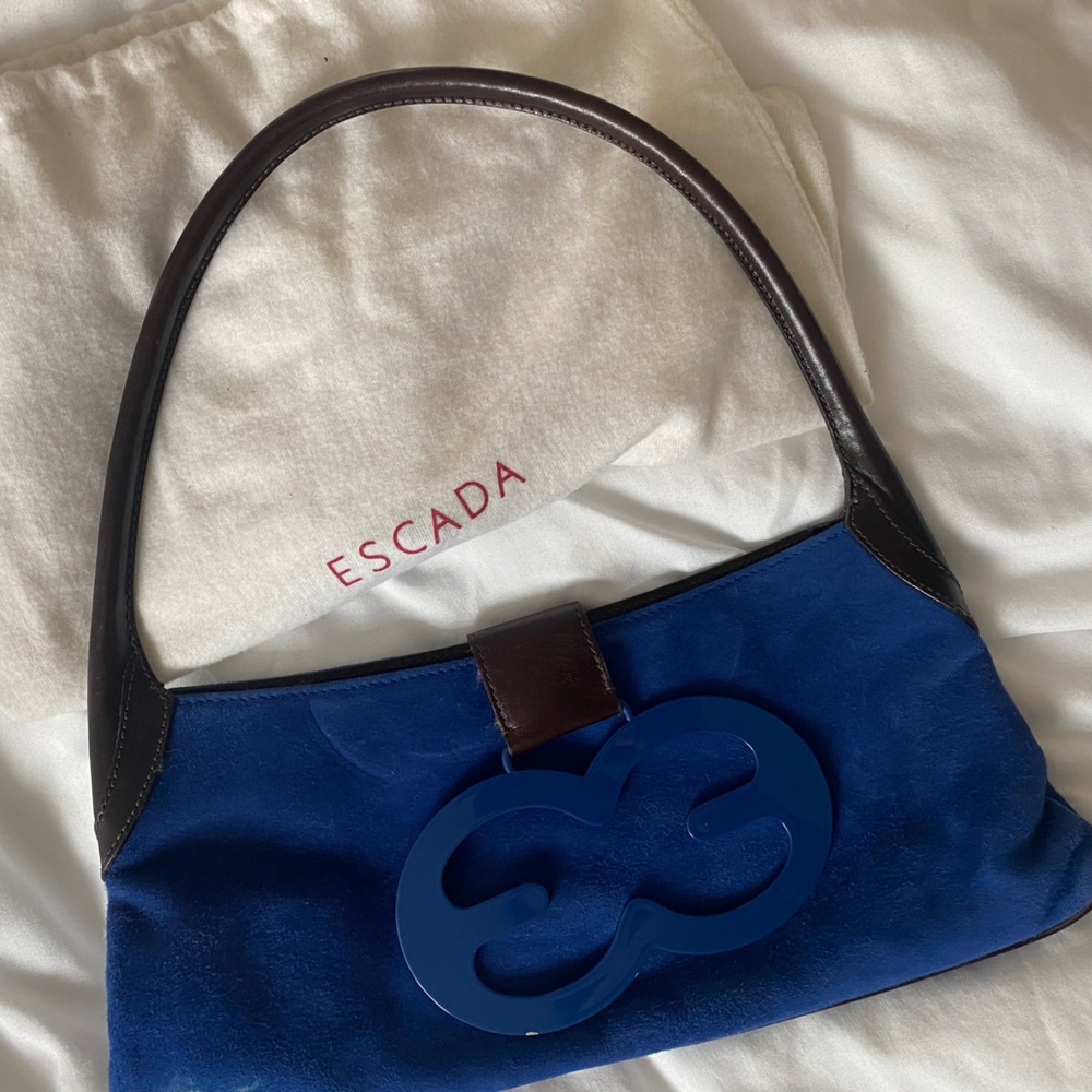 Escada Blue and Brown Women's Bag